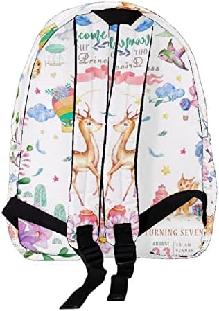 VBFOFBBV LAPTOP Ruksak, elegantni putujući ruksak casual DayPacks torba za rame za muškarce žene, cvijet crtića lisica