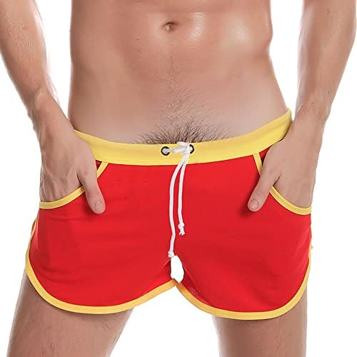 Muške ljetne kratke hlače Sportske aro- hlače kratke hlače bokseri labave prozračne plaže hlače ugrađene torbe kratke hlače