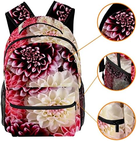 Dahlia cvijeće ruksaci Dječaci za djevojčice Školska torba putovanja planinarenje kampiranje Daypack ruksak