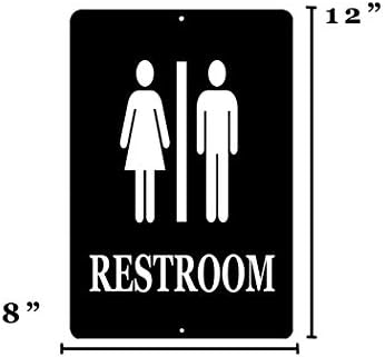Muškarci i žene unisex toalet kupaonice Metal Tin Sign Door Posao maloprodajna trgovina