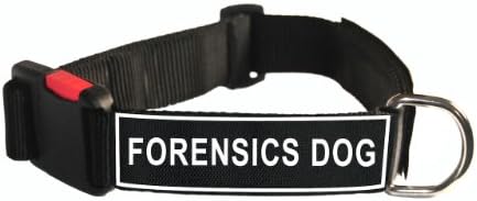 Dean & Tyler Nylon Patch ovratnik s flasterima za pse od forenzike, srednje, odgovara vratu od 21 do 26 inča
