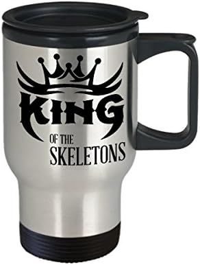 Radiografski kava Putovanje šalica Najbolje smiješno jedinstveni X Ray Tehničar čaša Potpuna ideja za muškarce King of the Skelets