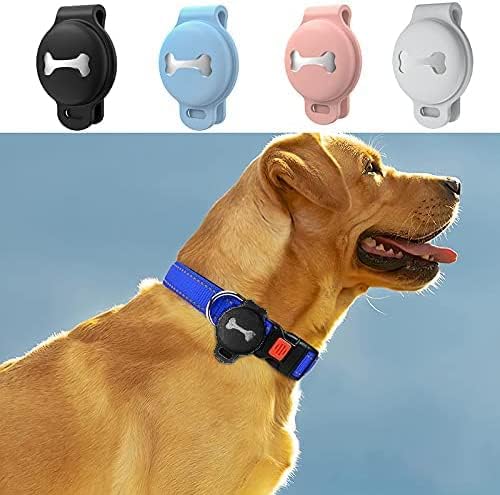 Skywin silikonski airtag futrola za ogrlicu za kućne ljubimce - futrola za zrak Odjel za pse štiti uređaj od prašine i oštećenja -
