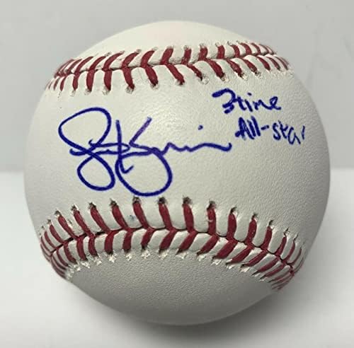 Scott Kazmir potpisao MLB bejzbol PSA 8A05295 w/natpis Dodgers Giants - Autografirani bejzbol