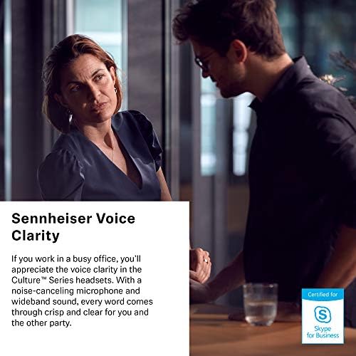 Sennheiser Consumer Audio SC 60 USB ML - dvostrana poslovna slušalica | Za Skype za posao | Uz HD zvuk, mikrofon za uklanjanje buke