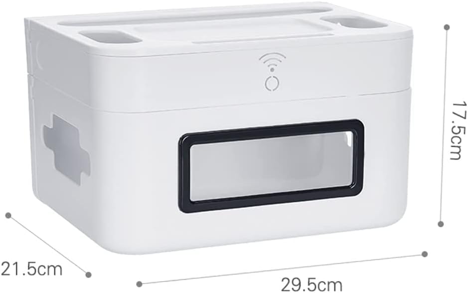 Aveewa wifi usmjerivač kutija za odlaganje bijelog rutera nosač besplatno udaranje wifi polica zidna multimedijska kutija za zaštitu