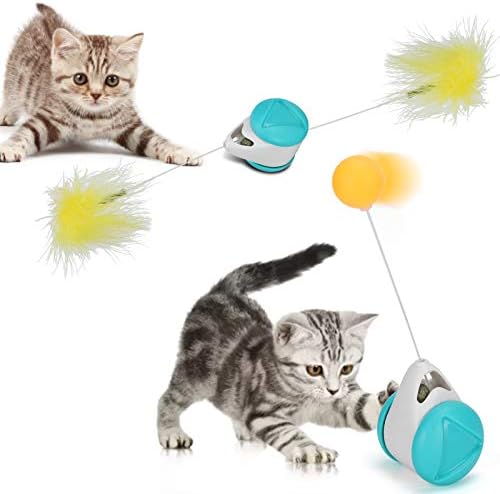 Zyhhdp dizajn automobila ne -baterajući samostalna mačka progone igračke za kućne ljubimce interaktivne igračke s kuglicama mačka mačka