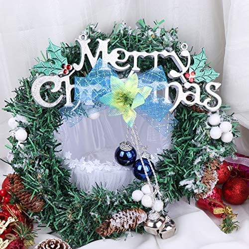 Abaodam 2pcs božićna vrata viseći ukrasi prstena zvona ukrasi zidni viseći ukrasi božićni elementi dizajn za dekor