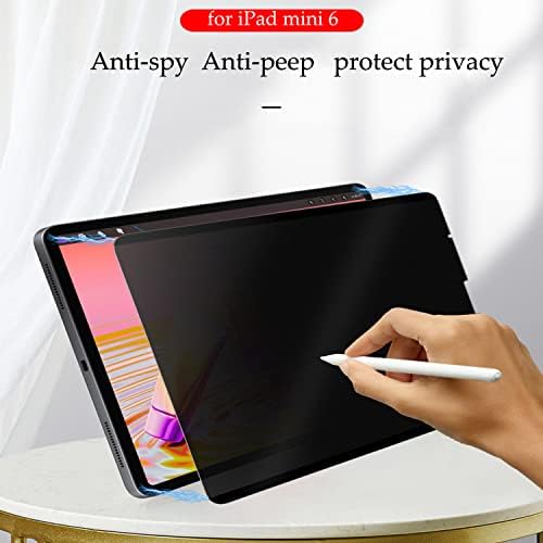 Zaštitni film o privatnosti dizajniran za iPad Mini 6 8,3 inč/iPad Mini 6. generacija, iPad Mini 6 Anti-Spy Matte PET PET mekog zaslona,