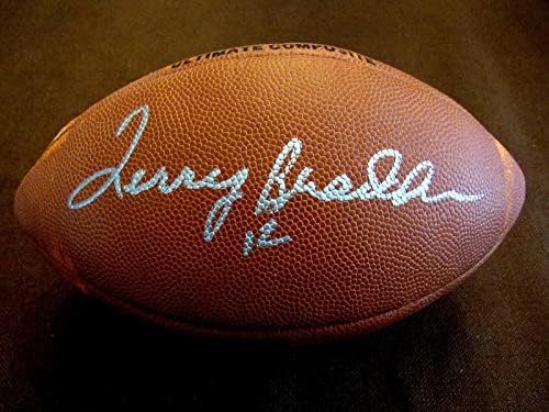 Terry Bradshaw 12 SBC Steelers HOF QB Potpisan auto VTG Wilson NFL nogomet JSA - Autografirani nogomet