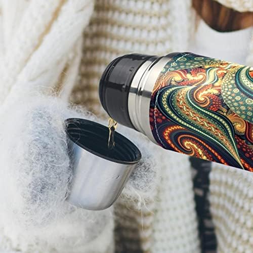 Lilibeely od 17 oz vakuuma izolirana boca od nehrđajućeg čelika Sportska kava za kavu Putul tikvica Originalna koža omotana BPA besplatno,