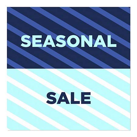 CGSIGNLAB | Sezonska prodaja -Stripes plava Clear Sping prozori | 16 x16