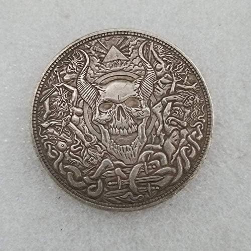 Izazov kovanica Antique Crafts 1907 Indijski srebrni dolar srebrni komorativni novčić novčić 1043 Kolekcija novčića