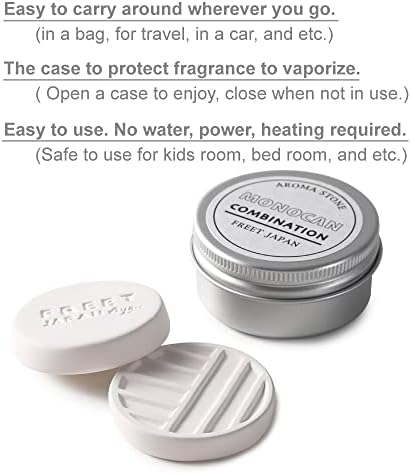 Prijenosni pasivni aroma keramički kamen difuzor [napravljen u Japanu] Mini aromaterapija Difuzor esencijalnog ulja