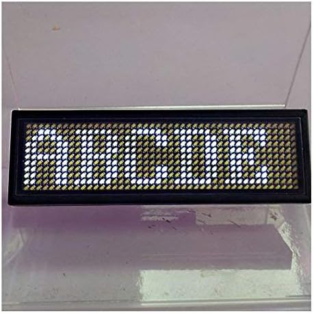 44x11 pikseli Mini LED digitalno programibilno punjenje ploča za pomicanje zaslona ， LED Ime Poruka oznaka oznaka značka značka s magnetom