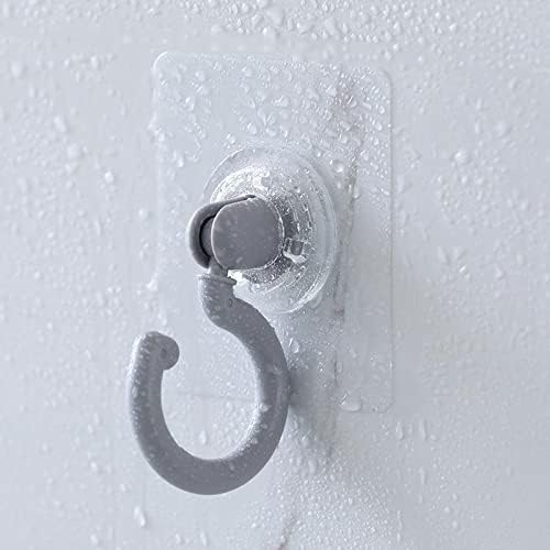 Zukeegg kuke za viseće kuke za rotaciju ljepljivu kuku Strop jak ležaljka stalak stalak kuhinja zidna ključ vješalica za kupaonicu