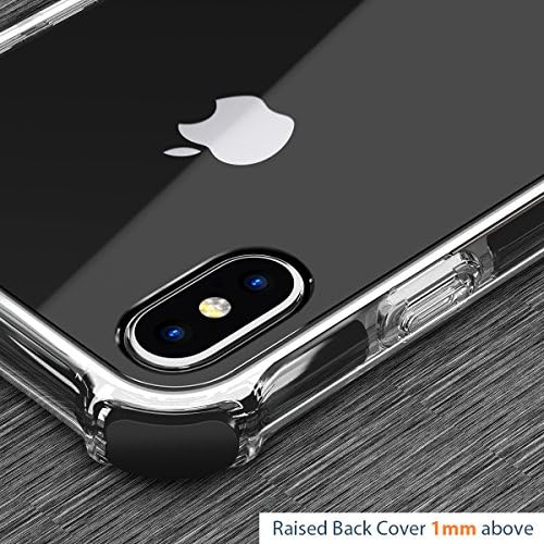 MateProx iPhone XS Case iPhone X Clear Hybrid TPU Tvrdi poklopac s tankim šokovima zaštitnim slučajem odbojnika za iPhone XS/X 5.8