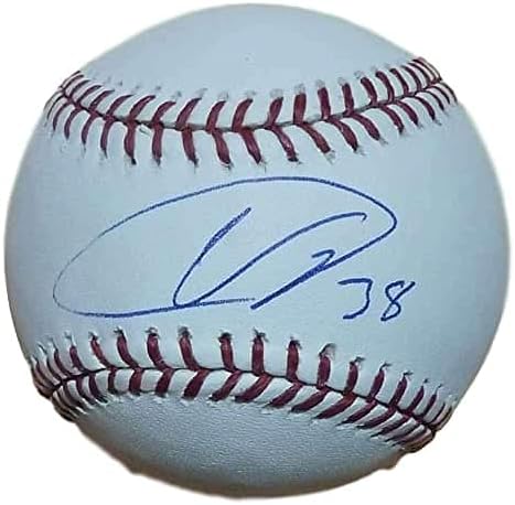 Ubaldo Jimenez Autografirani/potpisani Baltimore Orioles OML bejzbol 11819 - Autografirani bejzbol