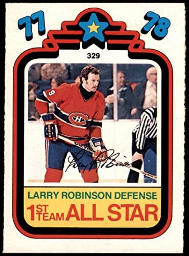 1978. o-pee-chee 329 All-Star Larry Robinson Canadiens nm canadiens