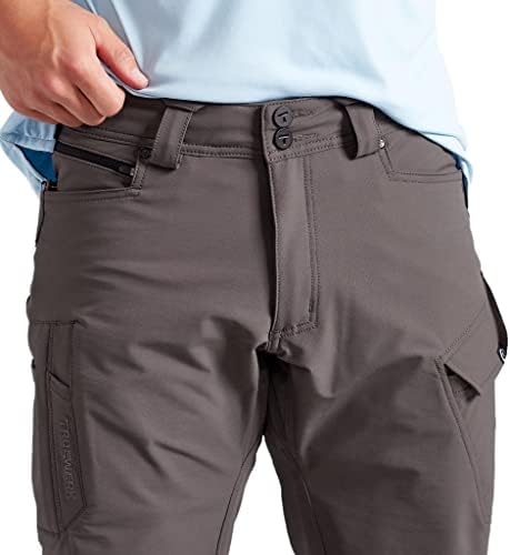 Muške teretne hlače od 4 trake, vodootporne, široke krojeve, radne teretne hlače s elastičnošću od 4 trake