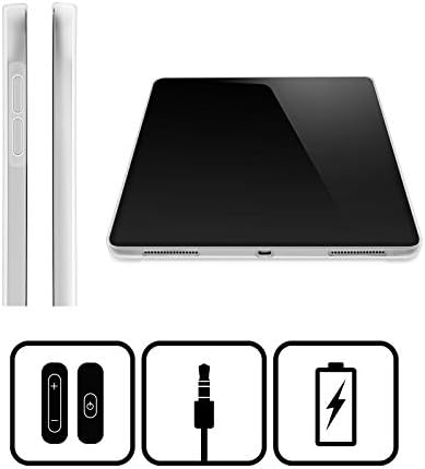 Dizajn glavnih slučajeva Službeno licenciran NHL Puck Tekstura Pittsburgh Penguins Case Soft Gel kompatibilan s Apple iPadom 10.2 2019/2020/2021