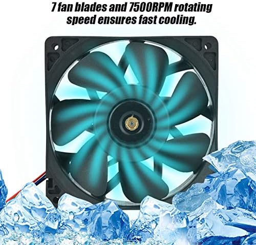 4-pinski ventilator za hlađenje Yosoo Health Gear, mini ventilator za hlađenje, DC 12V 5.0 A 7500 o/min Zamjena 4-pinskog priključka