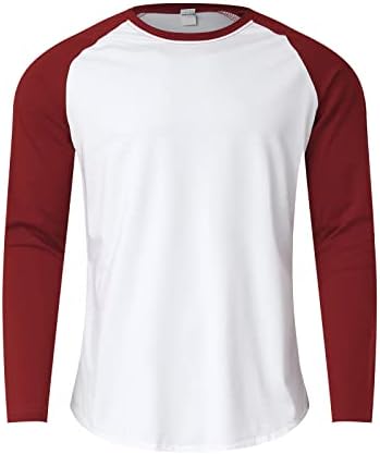 BMISEGM Ljetne košulje za vježbanje za muškarce muški ljetni modni i slobodno vrijeme Osobnost Čvrsta boja okrugle teške pamučne majice