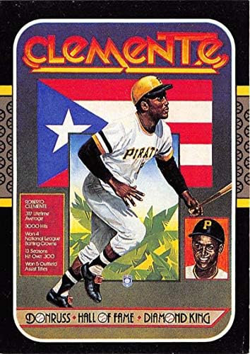 1987. Donruss Roberto Clemente Baseball Card 612