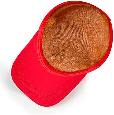 Kapa sa sunčanim štitnikom od sunca, šešir s kosom, predsjednički izbori 2024., vezeni i podesivi šešir za žene i muškarce, crveni