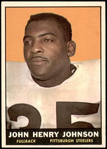 1961. Topps nogomet 105 John Henry Johnson Pittsburgh Steelers izvrsni