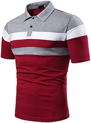 NYYBW muški polo majica Kratki rukavi - Košulje okruglog vrata ležerne majice za blok u boji Teniska majica redovna moda dizajnirana