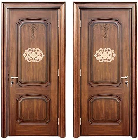 Drveni rezbareni onlay Applique neobojeni okvir ukras vrata Europskog stila Namještaj za uređenje ormara za kućna vrata