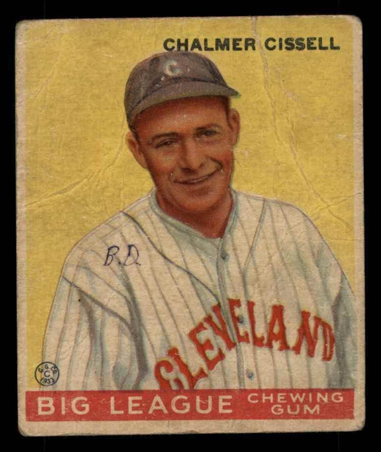 1933. Goudey 26 Chalmer Cissell Cleveland Indijanci Fair Indijanci
