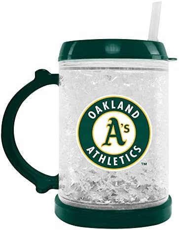 Duck House MLB Oakland Athletics Junior Crystal Freezer šalica | Izolacija s dvostrukim zidom za hladna pića | RefreeZable | BPA-besplatno