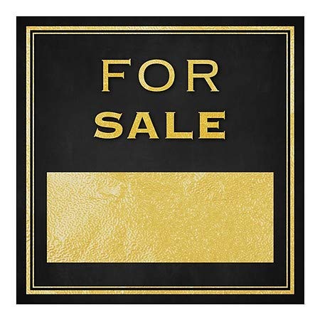 CGSIGNLAB | Na prodaju -klasično zlato prilijepljenje prozora | 5 x5