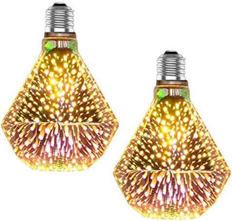 YDJoo 3D фейерверковые žarulja je 5 W G95 LED Vintage lampa Edison dijamant oblika s 3D efektom vatromet Витражная staklena žarulja