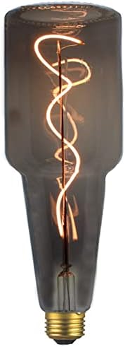 Rasvjeta, 4 vata prevelika Edisonova Ukrasna svjetiljka s Prigušivom bocom vina Vintage svjetlo toplo bijelo 2300 k dimno sivo staklo